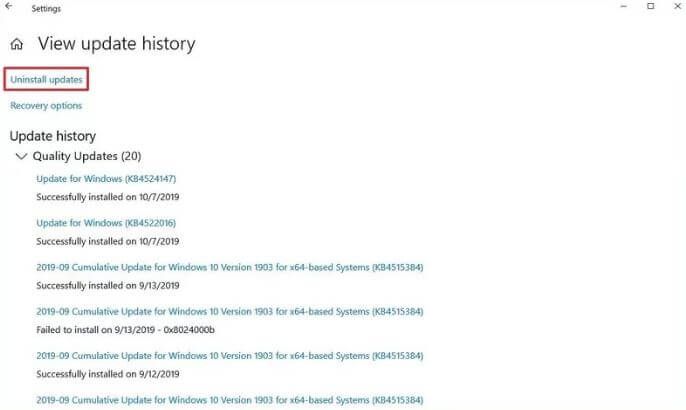 Windows 10 update KB4522016 afinstallering.JPG